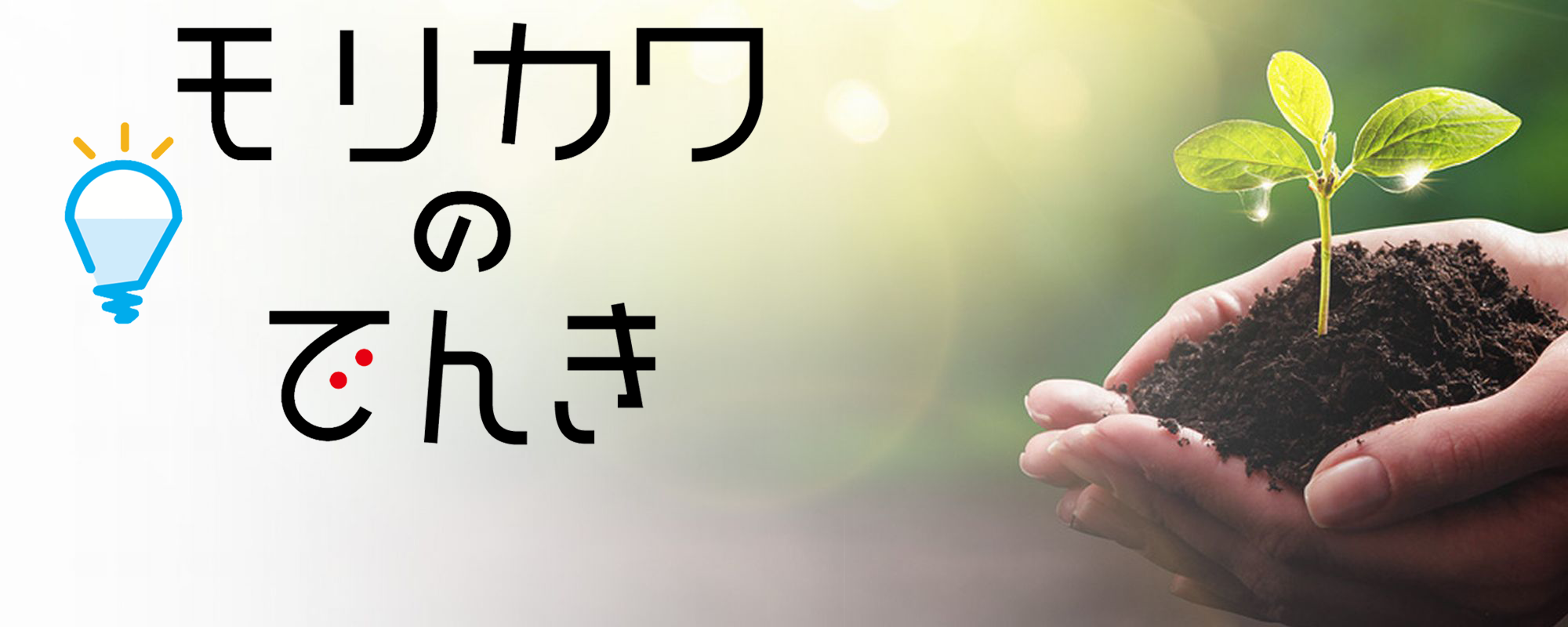 モリカワのでんきは環境にやさしいバイオマス発電